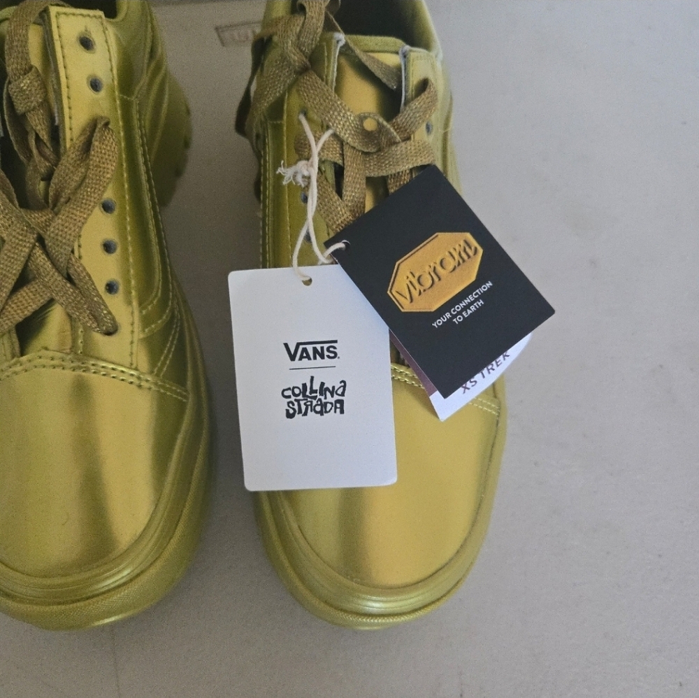VANS Collina Strada Old Skool Vibram Low Shoe Women Synthetic Yellow 082025 - Picture 6 of 11